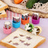 Vegetable Cutter Shapes Set Mini Sizes Cookie Cutters Set Fruit Cookie Pastry Stamps Mold Food Decorative Kids Baking and Food Supplement Tools (2...