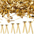 500 Pieces Mini Brads Fasteners Brass Paper Fasteners Metal Fasteners Round Pastel Brads for Scrapbooking Crafts DIY Projects (0.5 Inch, 0.7 Inch,...