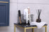 YCOCO Hair Dryer Holder,Hair Tool Organizer Wall Mount Metal Wire Bathroom Hair Care Styling Tool Organizer Storage Basket for Hair Dryer, Flat Ir...