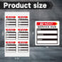 Oil Change Stickers,300pcs 2x2 Inches Oil Change Reminder Sticker for Windshield with No Residue, Clear Next Service Due Labels for Car Auto Vehic...