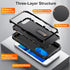 IDweel for iPhone 8 Plus Case,Case for iPhone 7 Plus/6S Plus/6 Plus Case with Build-in Kickstand,Heavy Duty Protection Shockproof Anti-Scratch Sli...