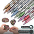 Mr. Pen- Metallic Paint Markers, 10 Colors, Metallic Markers for Black Paper Pens to Write on Black Paper...