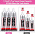 3 PCS 110ML B-7000 Clear Glue for Rhinestones, DIY B7000 Adhesive Crafts Glue Multipurpose Super Adhesive Industrial Bonding Glue for Fabric Gem S...