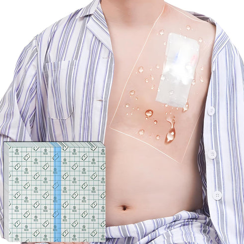 Dialysis Catheter Shower Cover 8"x8", Waterproof Peritoneal Dialysis Chemo Port Protector for PD Chest Catheter Peg Feeding Tube G-Tube Picc Line ...