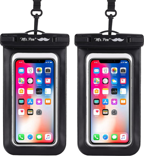 Mr. Pen- Waterproof Phone Pouch, 2 Pack, Waterproof Phone Holder, Dry Bag for Phone......