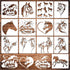 Horse Stencils for Painting On Wood Reusable Horse Art Crafts Templates Plastic Farmhouse Wood Burning Stencils for Wall Canvas (Horse)...