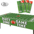 AnapoliZ Football Tablecloth Plastic | 3 Pcs Party Pack (54' Inch Wide x 72' Inch Long) | Rectangular Game Day Table Cover | Football Party Touchd...