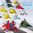 12 Pcs Pull Back Airplane Toys for toddlers 1-3, Boys Plane Playset,FighterToys, Gifts for Toddler Kids 1+ Years Old, Kids Presents Toys...