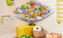 Simple Houseware 2 Pack Stuffed Animal Toy Hammock Net, Corner Wall Storage for Kids Room, White...