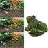 2pcs Resin Simulation Frog Statue Animal Sculpture 6.5x5.5x3.8cm for Home Garden Backyard Outdoor Decoration...