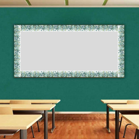 49.2 Ft Eucalyptus Bulletin Board Border, Self-Adhesive Eucalyptus Bulletin Board Border Trim for Back to School Classroom Home Office Wall Theme ...
