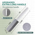 2 ps Pumice Stone long handle Toilet Cleaner Tool Stain Hard Water Ring Remover for Toilet, Pool, Bathroom, Sink (Long Handle-Grey)...