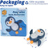 Bath Toys Wind up Backstroke Swimming Penguins for Kids 18M+ (Blue)...