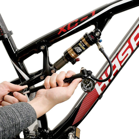DNM High Pressure 300 PSI(20 BAR) Max Front Fork & Rear Shock Suspension Portable Mini Pump with Air Bleed Button...