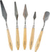 Mont Marte Studio Palette Knife Set, 5 Piece. Selection of Different Sizes and Styles of Stainless Steel Palette Knives....