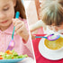 LIANYU 9-Piece Rainbow Kids Silverware Set, Stainless Steel Toddler Utensils Flatware Set, Child Cutlery Tableware Set for 3, Include knife Fork S...