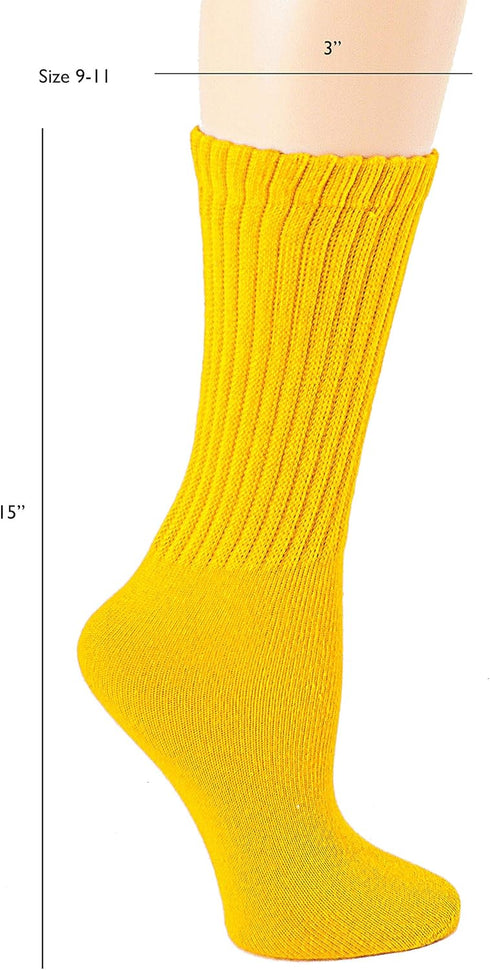 Picollo Slouch Socks Lightweight Size 9-11, 1 Pack...