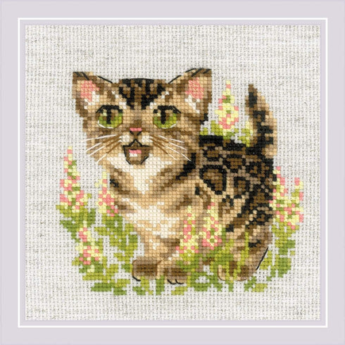 RIOLIS Counted Cross Stitch kit 2119 Bengal Kitten...