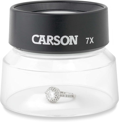 Carson LumiLoupe 7x Pre-Focused Stand Magnifier Loupe (LL-77)...