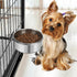 Dog Bowl Stainless Steel Pet Hanging Food Water Bowl Cage Feeding Cup Feeder for Dogs Cats Rabbits Birds Small Animal (Medium)...