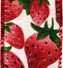 Homeford Fresh Spring Strawberries Faux Linen Wired Ribbon, 1-1/2-inch, 10-Yard, Ivory...