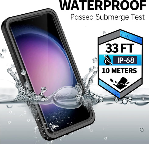 BEASTEK Waterproof Galaxy S23 PLUS Case Shockproof Dustproof IP68 Underwater, NRE Series with Built-in Screen Protector Full Body Anti-Scratch Cov...