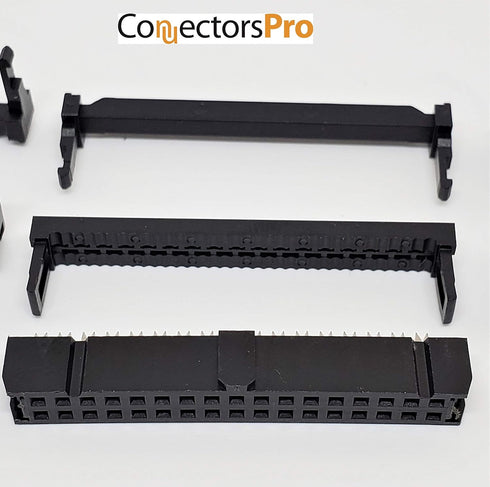Pc Accessories - Connectors Pro 25-Pack 2X17 34 Pins 2.54mm 0.1" Pitch Dual Row IDC Socket for Standard Flat Ribbon Cable, 34P FC Female Connector...