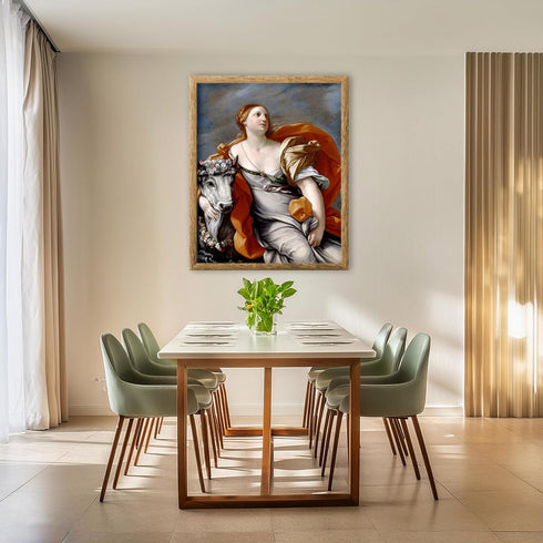 Posterizer 1 pcs-Europa and the Bull c. 1640 Painting poster-Religious Posters-Gifts for Christians -Decor for Church, Sunday School Classroom- un...