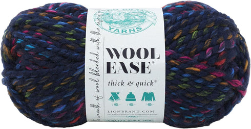 Lion Brand Yarn Wool-Ease Thick & Quick Yarn, Soft and Bulky Yarn for Knitting, Crocheting, and Crafting, 1 Skein, City Lights...