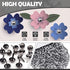 Modixun 600pcs Brads Round Fasteners, 4 Colors Paper Fasteners with Storage Box, Metal Mini Brads Fasteners Split Pins for Art Craft Scrapbooking ...
