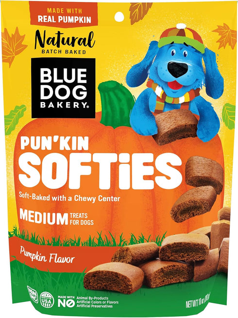 Blue Dog Bakery Pun'Kin Softies, Pumpkin Flavor, 10 Ounces...
