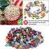 Youway Style Millefiori Mosaic Tiles for Crafts, Mosaic Glass Pieces,No-Hole Millefiori Glass Beads, Mosaic Kits for DIY Holiday Ornaments...