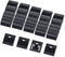 Super Z Outlet Black Velvet Plastic Display Cards for Earrings, Jewelry Accessories, 2" x 2" (100 Pk)...