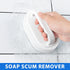 Handle Bath Tub Scrubber, Non Scratch Bathroom Scouring Pad, Bathtub Scrubber Soap Scum Remover for Shower Tile Grout Sink Pool Step & Corner, Hea...