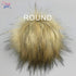Furryvalley Faux Fur Pompom 6pcs DIY Crafts Fluffy Balls for Hat Shoes Scarves with Snap Fastener Removable Knitting Hat Horse Riding Hat Silk Acc...