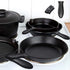6Pcs Silicone Pot Pan Handle Sleeve, Cast Iron Pot Pan Handle Covers, Dishwasher Safe Heat Resistant Hot Handle Holder 4 Pcs Sleeves 2 Pcs Handle ...