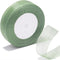 1 Inch Sheer Organza Ribbon 50 Yards Sage Green Chiffon Ribbon for Gift Wrapping,Bouquets,Wedding,DIY Craft...