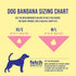 Chick Rainbow Print Dog Bandana, Medium/Large | Large Dog Bandana Officially Licensed Pet Product | Cute, Soft, Machine Washable Dog Apparel & Acc...