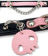 Leather Choker Collar Necklace For Women,Cute Skull Gothic Punk Rock Choker Necklace Collars...
