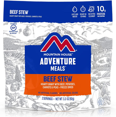 Mountain House Beef Stew | Freeze Dried Backpacking & Camping Food | 2 Servings | Gluten-Free...