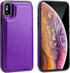 iPhone Xs Max Wallet Case with Card Holder,OT ONETOP Premium PU Leather Kickstand Card Slots Case,Double Magnetic Clasp and Durable Shockproof Cov...