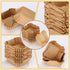Uiifan 1200 Pcs Square Cupcake Liners 1.77"x1.77" Square Brownie Baking Cups Pan Liners Disposable Greaseproof Paper Cupcake Liners for Wedding Gr...