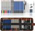 Drawing Pencils 38pcs Art Supplies Sketching Pencil Set with Graphite Pencils,Watercolor Pencils with Brushes,Charcoal Pencils for Artists Kids Be...