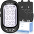 Dual Channel TENS EMS Unit Large Screen 24 Modes 36 Levels Intensity Muscle Stimulator, Rechargeable Electric Pulse Massager TENS Machine for Lowe...