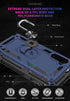 for Samsung Galaxy Note 10 Case, Note10 Case with HD Screen Protectors, Military-Grade Metal Ring Holder Kickstand 15ft Drop Tested Shockproof Cov...