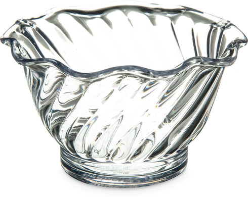 Carlisle FoodService Products Plastic Dessert Dish, 5 Ounces, Clear (Pack of 24)...
