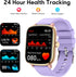 Popglory Smart Watch, 1.69'' Fitness Watch Women Men with Heart Rate, Blood Pressure, Blood Oxygen & Sleep Monitor, 110 Sports Modes Fitness Track...