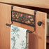 iDesign Vine Over-the-Cabinet Kitchen Dish Towel Bar Holder - Bronze...