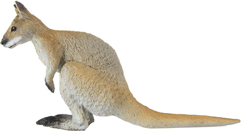 Safari Ltd. Wallaby Figurine - Hand-Painted, Lifelike 2.5" Model Figure - Fun Educational Toy for Boys, Girls & Kids Ages 3+...