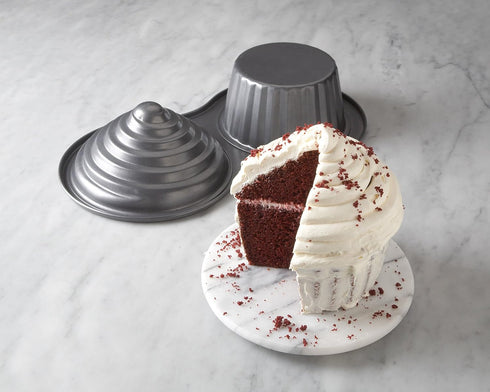 Fox Run Giant Cupcake Pan, Non-Stick Carbon Steel, 8 x 15.5 x 3.25 inches...